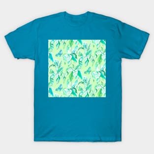 Green Butterfly Garden T-Shirt